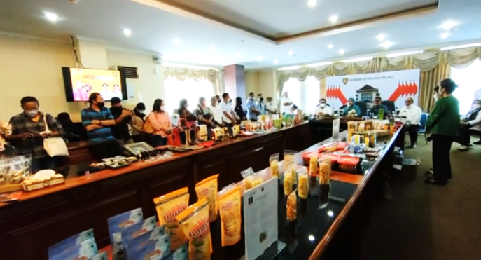65 PELAKU UMKM MALUKU HADIRKAN PRODUK YANG AKAN DIPROMOSIKAN DI MALUKU BAILEO EXHIBITION