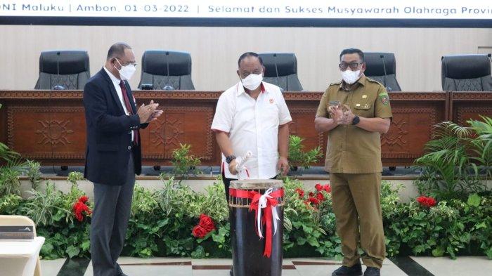 Gubernur Murad Terpilih Jadi Ketum KONI Maluku