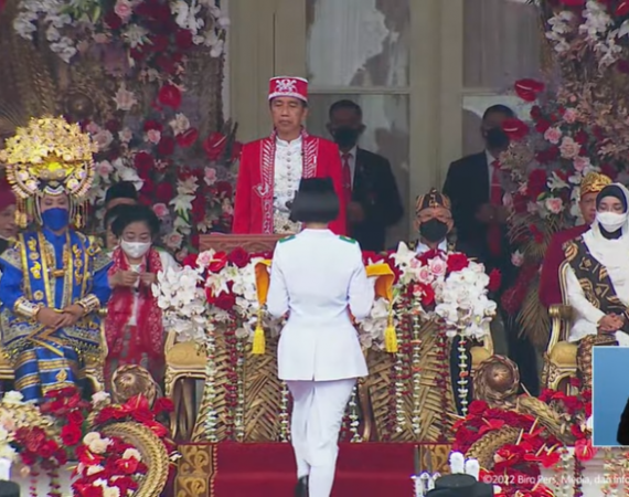 Presiden Jokowi Pimpin Upacara Peringatan Detik-Detik Proklamasi Kemerdekaan RI