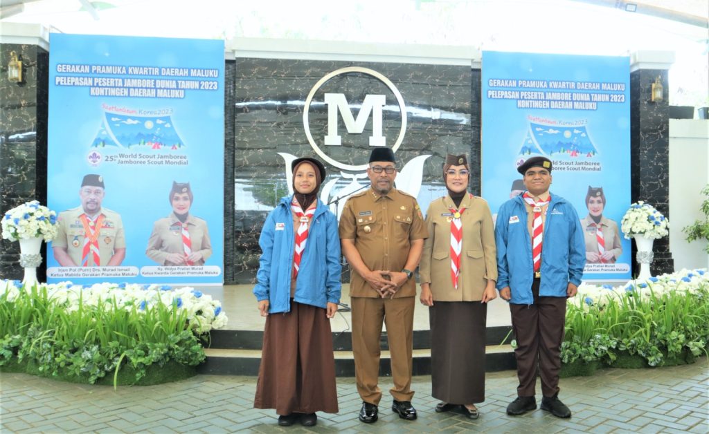 GUBERNUR MURAD LEPAS 16 PERWAKILAN KWARDA MALUKU KE KOREA SELATAN