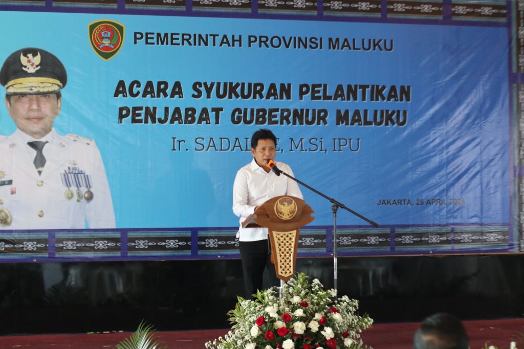 RESMI DILANTIK SEBAGAI PJ GUBERNUR MALUKU, SADALI IE GELAR SYUKURAN DI JAKARTA