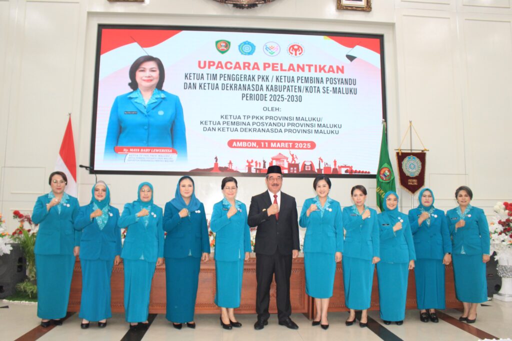 KETUA TP PKK, PEMBINA POSYANDU DAN DEKRANASDA 9 KAB/KOTA , RESMI DILANTIK