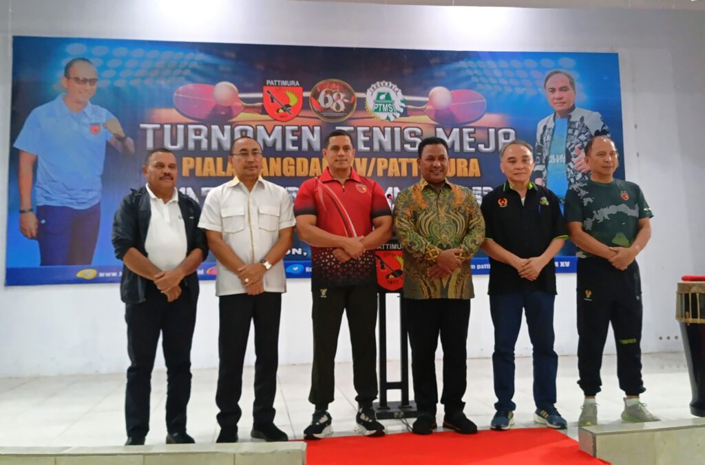 HADIRI PEMBUKAAN TURNAMEN TENIS MEJA, WAGUB : GELORAKAN SPIRIT OLAHRAGA DI MALUKU