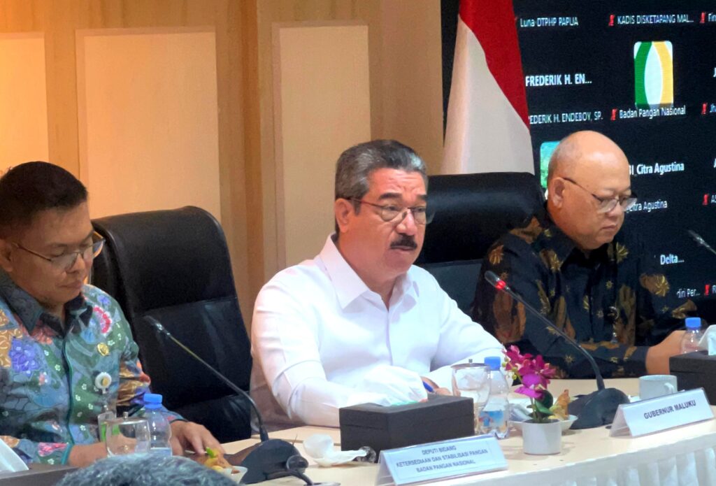 GUBERNUR MALUKU IKUTI RAKOR SPHP WILAYAH INDONESIA TIMUR