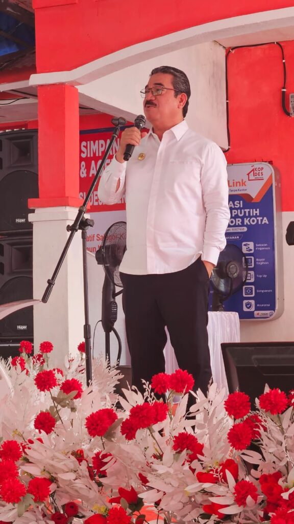 HADIRI DARING PELUNCURAN KOPERASI MERAH PUTIH OLEH PRESIDEN, GUBERNUR : DUKUNG SBT SEBAGAI IKON INDUSTRI SAGU NASIONAL
