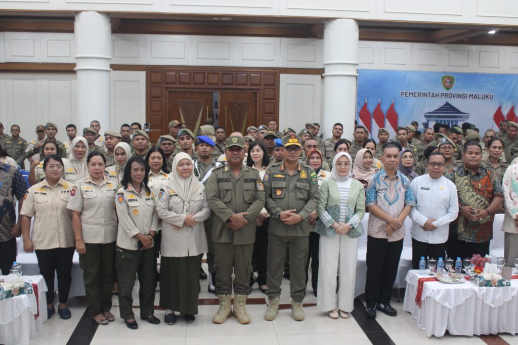WAGUB HADIRI TEMU GUBERNUR DENGAN SATPOL PP SE-MALUKU