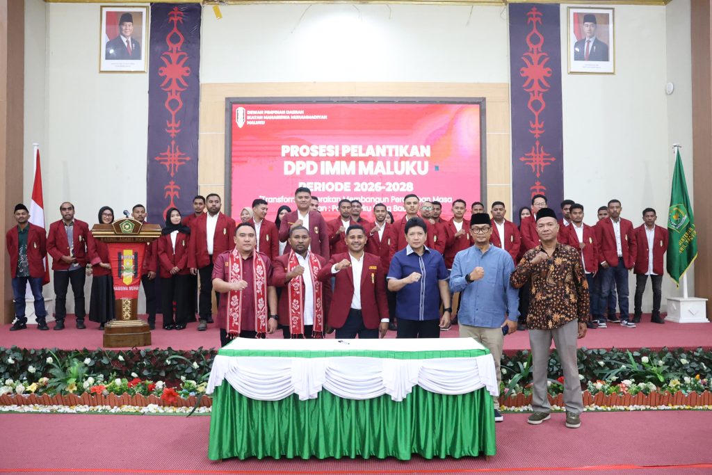 Sekda Maluku Hadiri Pelantikan DPD IMM, Dorong Mahasiswa Jadi Agen Perubahan dan Mitra Strategis Pemerintah