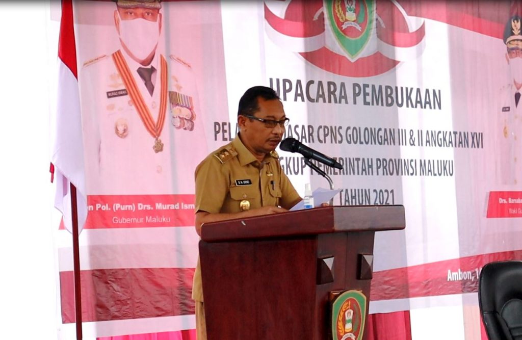 Wagub Sampaikan Pesan Gubernur, CPNS Maluku Harus Jadi Aparatur yang Terbaik