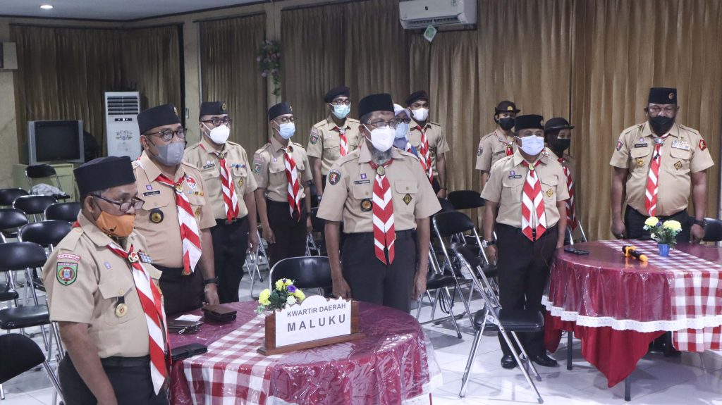 Kwarda Maluku Hadiri Malam Apresiasi 60 Tahun Gerakan Pramuka Secara Virtual