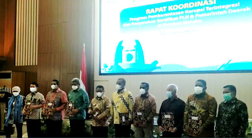WUJUD KOMITMEN PENCEGAHAN DAN PEMBERANTASAN KORUPSI, PROVINSI MALUKU GELAR RAKOR PROGRAM PEMBERANTASAN KORUPSI TERINTEGRASI