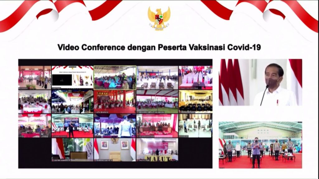 Presiden Jokowi Tekankan Pentingnya Sinergi Semua Pihak Dalam Percepatan Vaksinasi