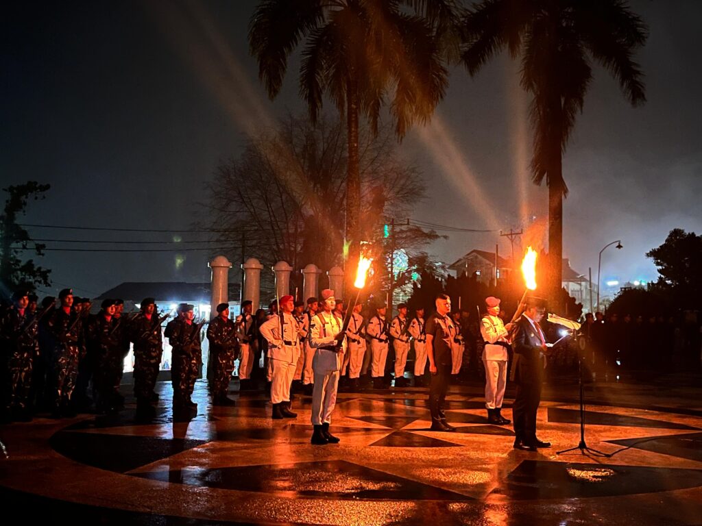 Wagub Kobarkan Semangat Juang di Renungan Suci TMP Tantui