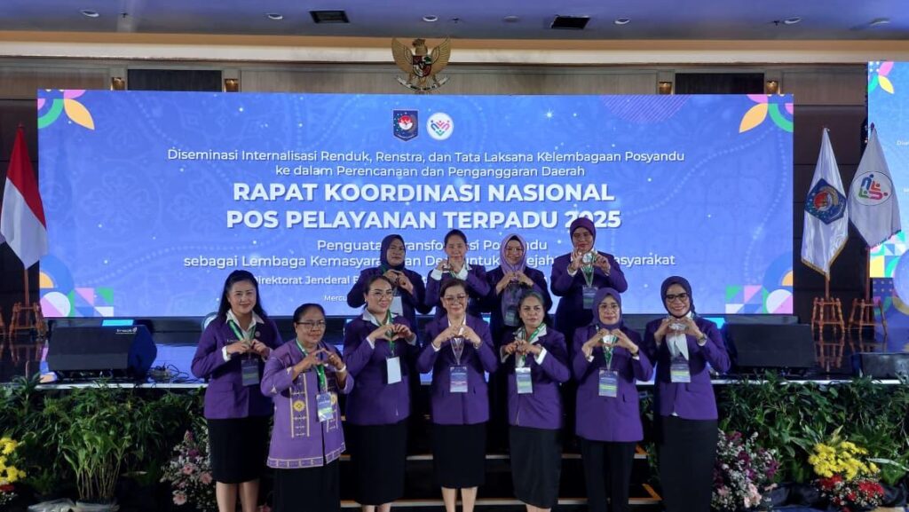 Maya Baby Lewerissa Hadir di Rakornas Posyandu 2025, Maluku Teguhkan Komitmen Transformasi Layanan Desa