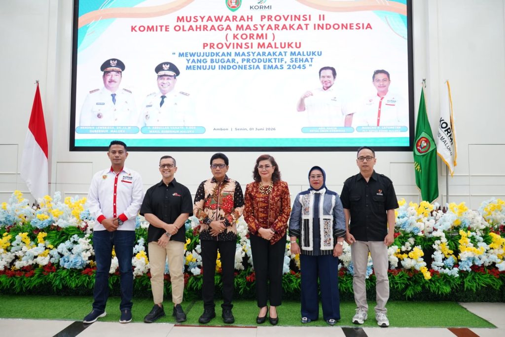 KORMI Maluku Gelar Musprov II, Gubernur Tegaskan Olahraga Masyarakat Sebagai Motor Peningkatan Kualitas Hidup Menuju Indonesia Emas 2045