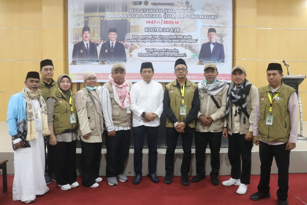Tiba di Ambon, Sekda Maluku Sambut Kepulangan Jemaah Haji Kloter 24: Insyaallah Mabrur dan Mabruroh