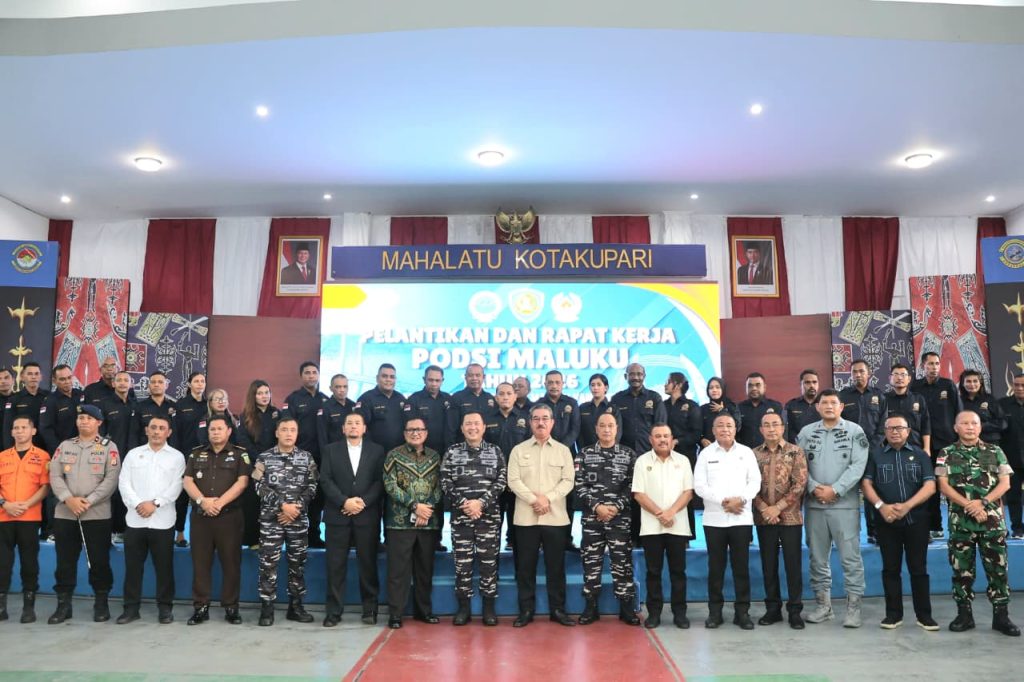 PODSI Maluku Resmi Dilantik, Gubernur Bidik Prestasi Menuju PON XXII Tahun 2028