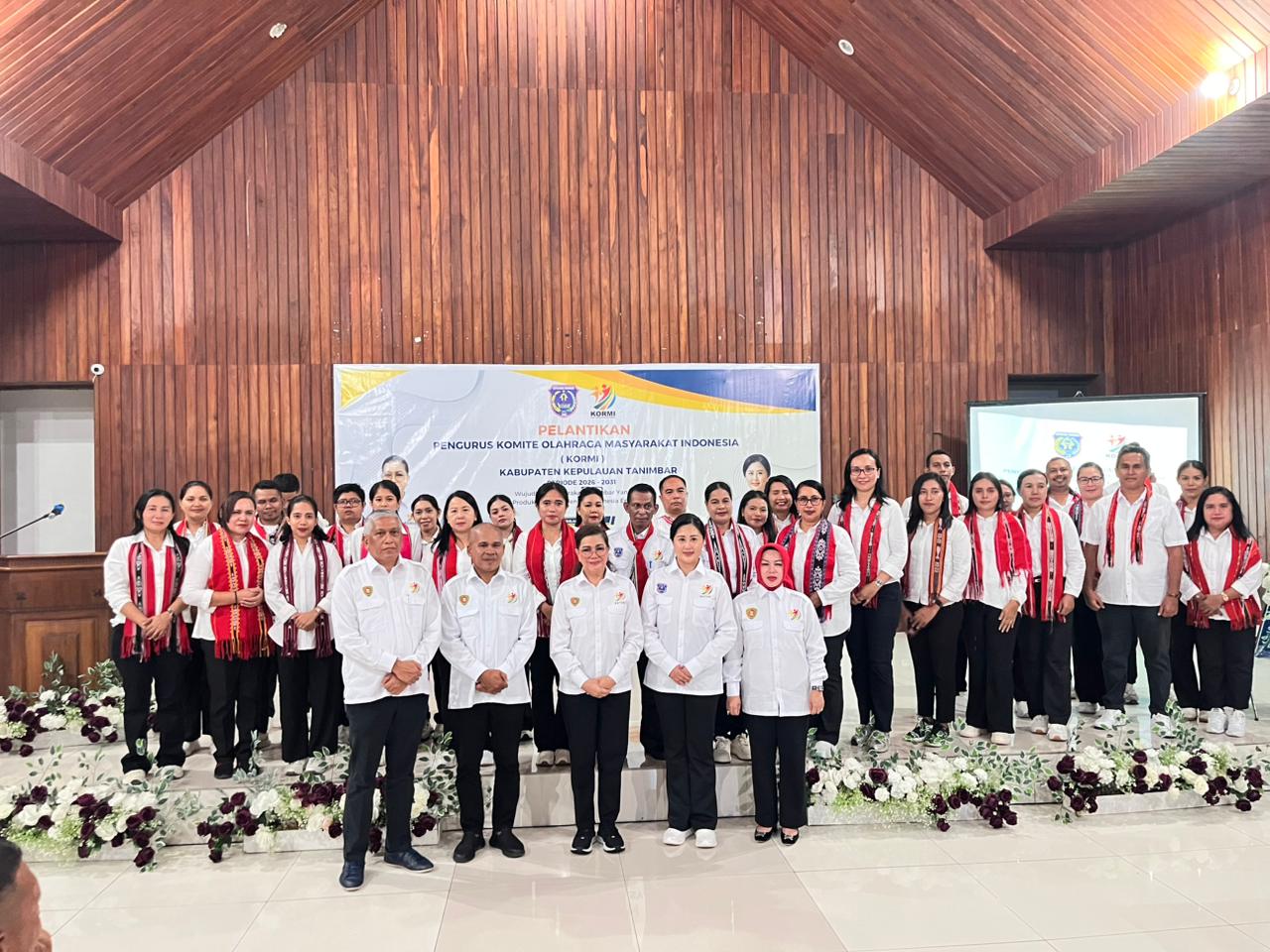Pengurus KORMI KKT 2026–2031 Resmi Dilantik, Siap Gerakkan Budaya Hidup Sehat di Tanimbar
