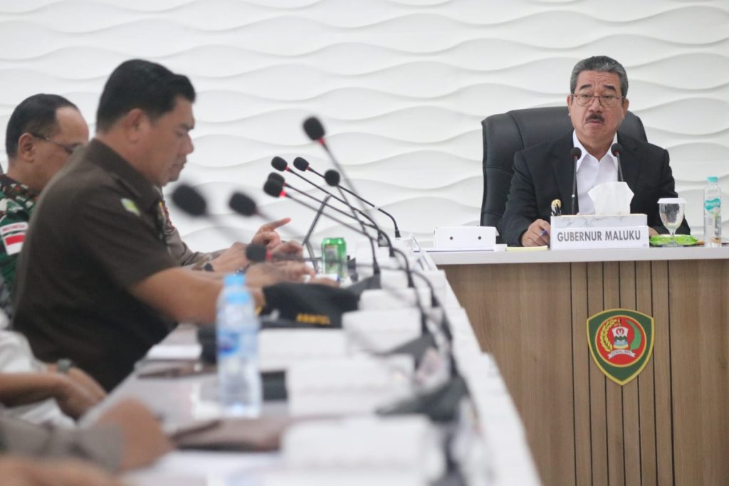 Gubernur Maluku Gelar Pertemuan Tertutup Bersama Forkopimda dan Pimpinan Perguruan Tinggi Se-Pulau Ambon
