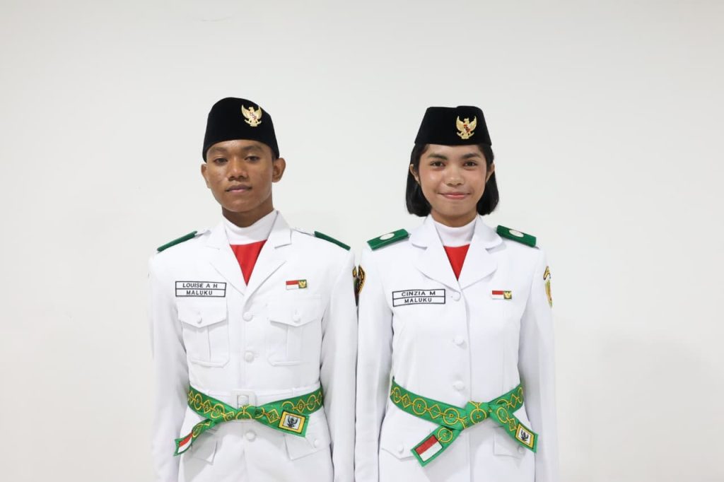 Dua Paskibraka Nasional Maluku Apresiasi Pemprov, Ajak Generasi Muda Berprestasi