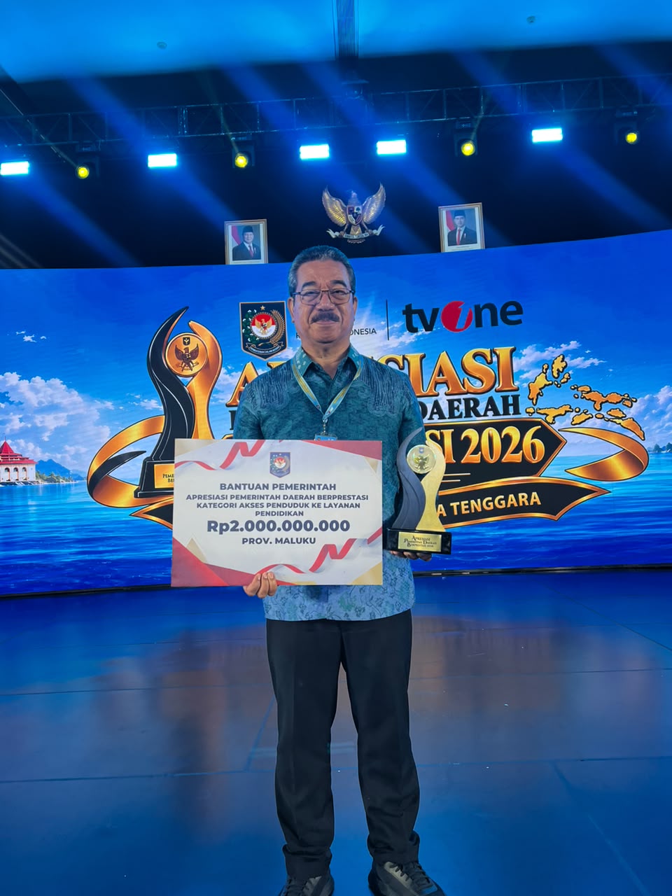 Gubernur Maluku Buktikan Kinerja Nyata di Tengah Tantangan : Maluku Raih Penghargaan Terbaik I dan Stimulan Rp2 Miliar dari Kemendagri