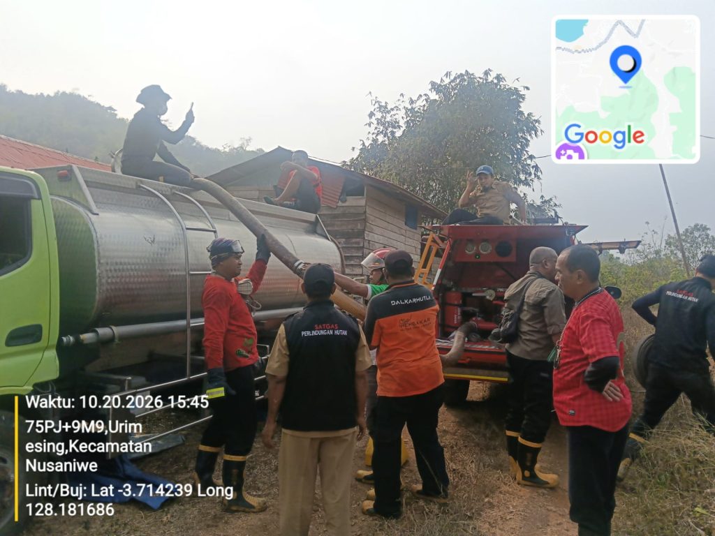 Perkuat Kesiapsiagaan Karhutla, Dinas Kehutanan Maluku Pantau 369 Titik Panas