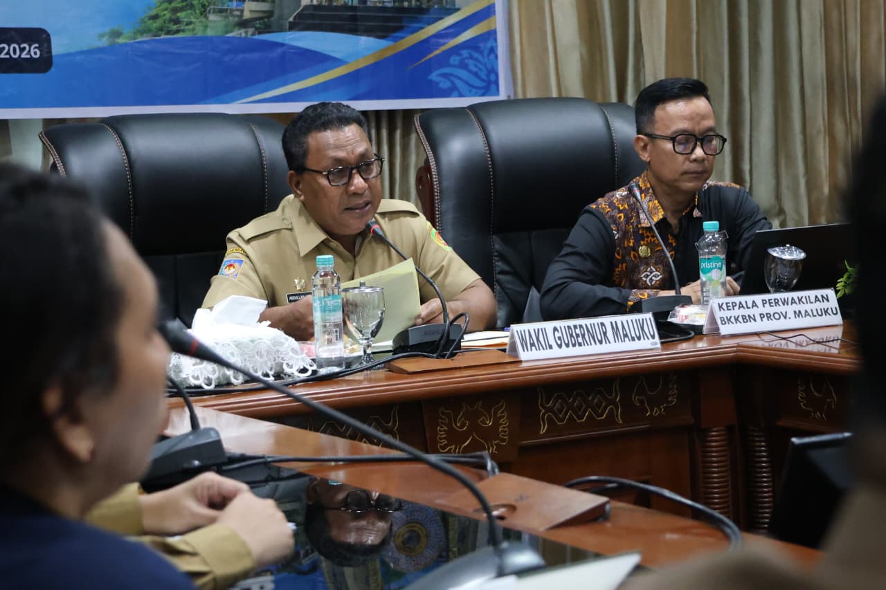 Wagub Maluku Buka Reviu Program Kependudukan 2026, Tekankan Optimalisasi Anggaran dan Pencegahan Stunting